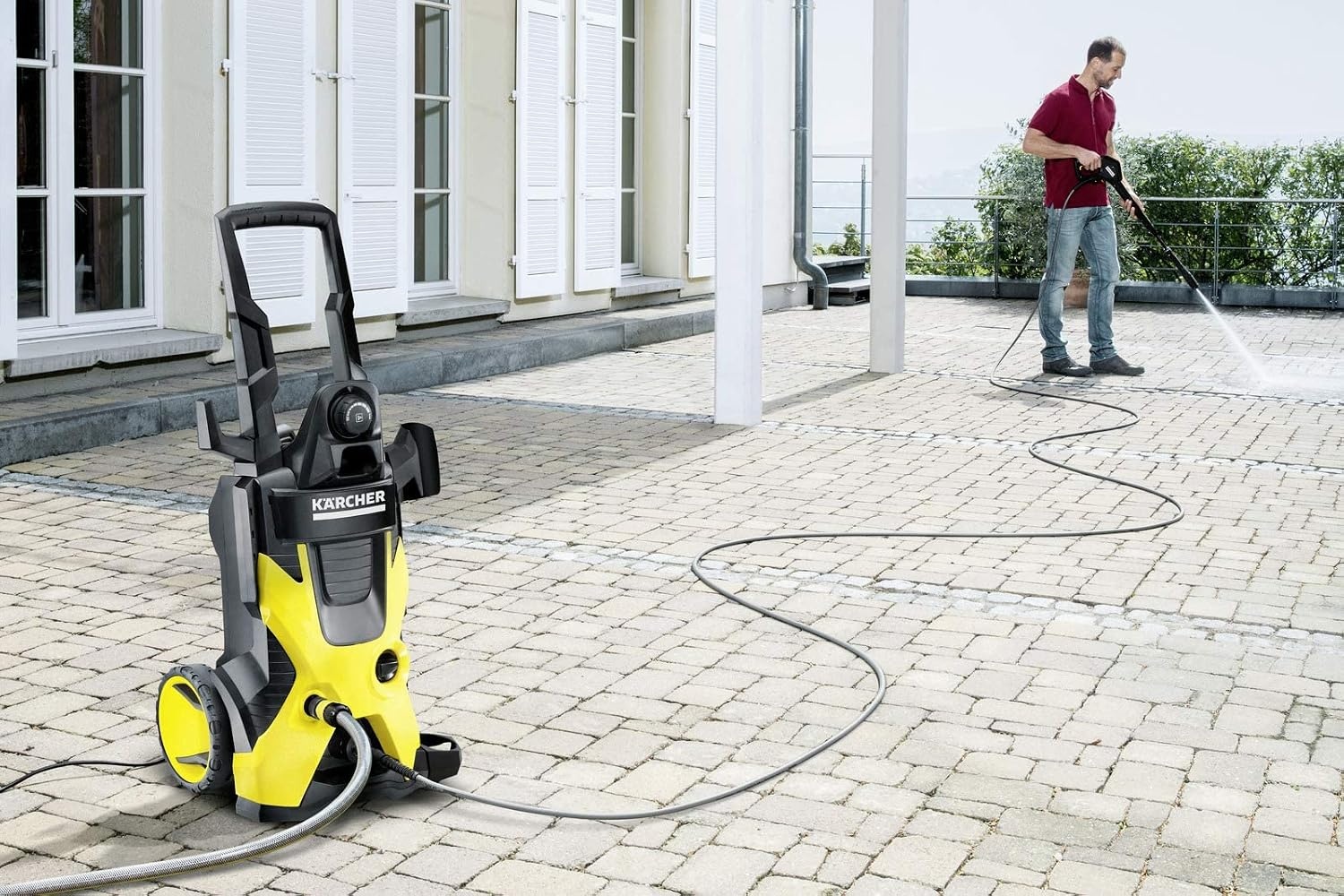 Kärcher hogedrukslang H 10 Q PremiumFlex Anti-Twist (voor hogedrukreinigers K 2 - K 7, vervangslang 10 m) - Maat 10 Meter