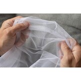 Schellenberg 50328 horrengaas voor dakramen met ritssluiting, 150 x 180 cm, wit