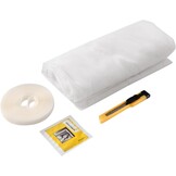 Schellenberg 50328 horrengaas voor dakramen met ritssluiting, 150 x 180 cm, wit