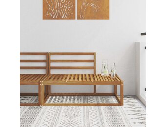 vidaXL Buiten Eindbank Naturel 115 x 83 x 73 cm