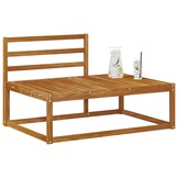 vidaXL Buiten Eindbank Naturel 115 x 83 x 73 cm