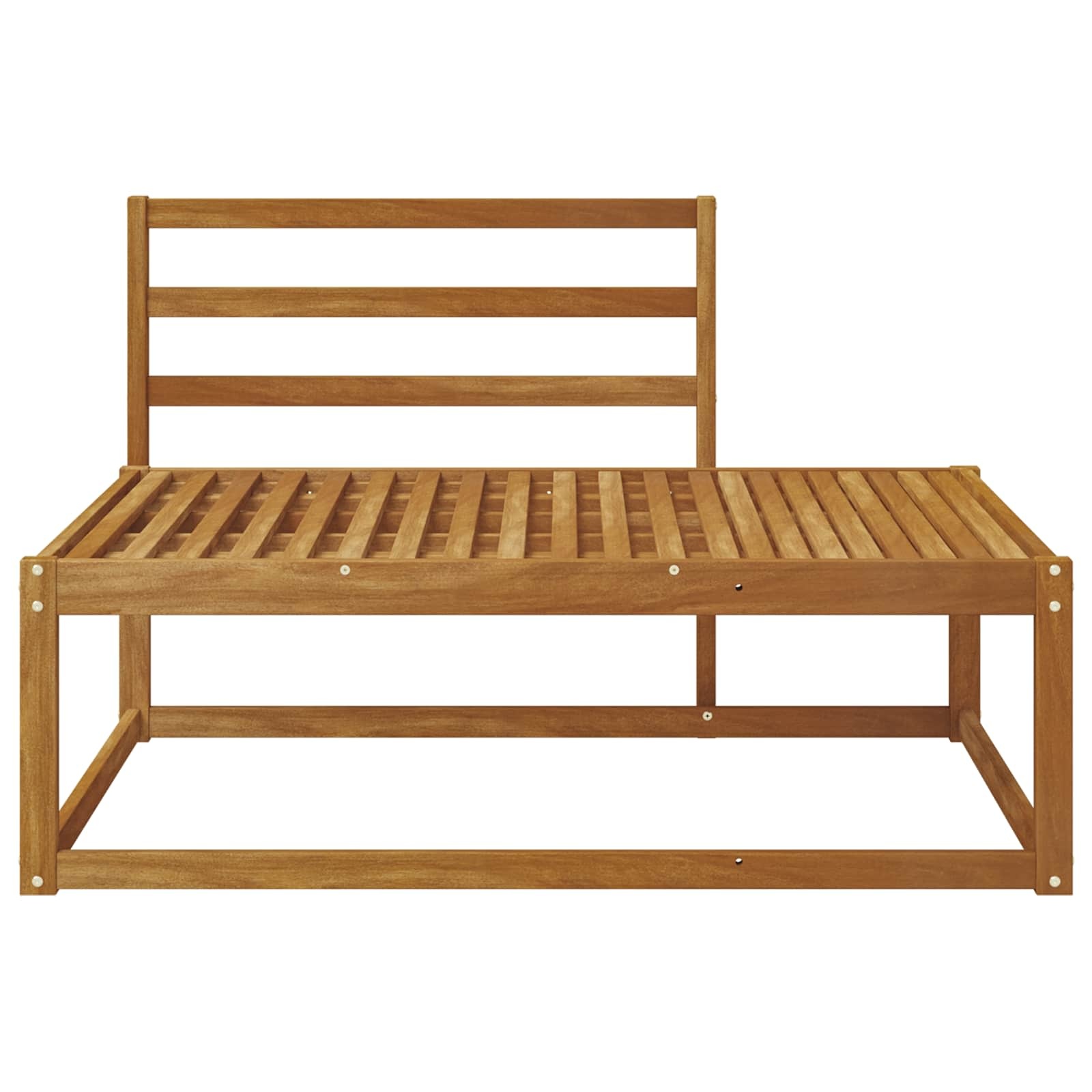 vidaXL Buiten Eindbank Naturel 115 x 83 x 73 cm