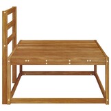 vidaXL Buiten Eindbank Naturel 115 x 83 x 73 cm