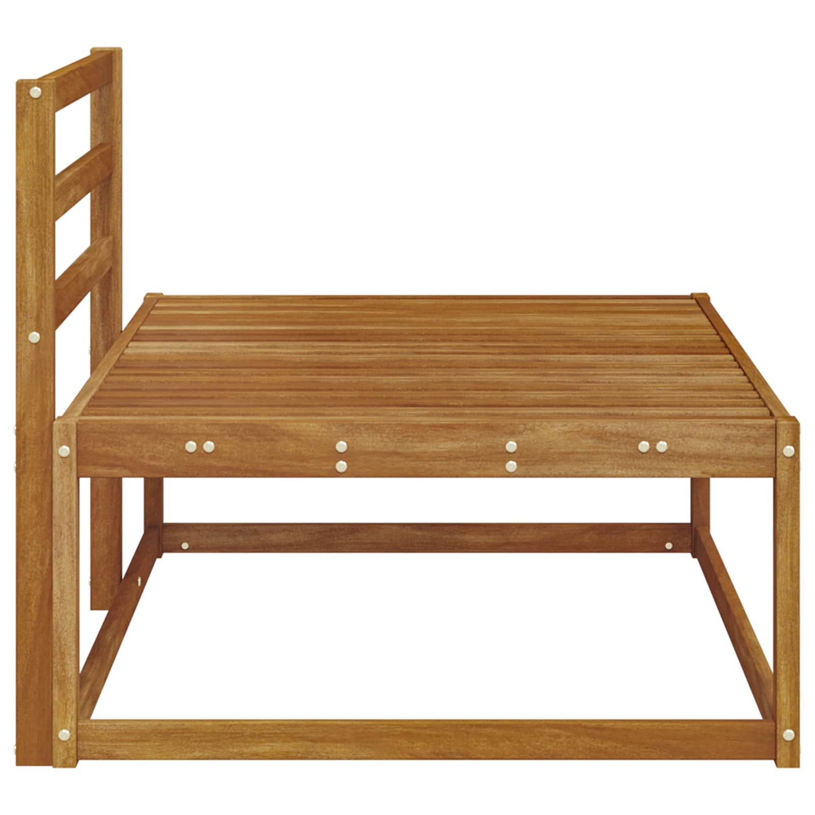 vidaXL Buiten Eindbank Naturel 115 x 83 x 73 cm