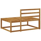 vidaXL Buiten Eindbank Naturel 115 x 83 x 73 cm