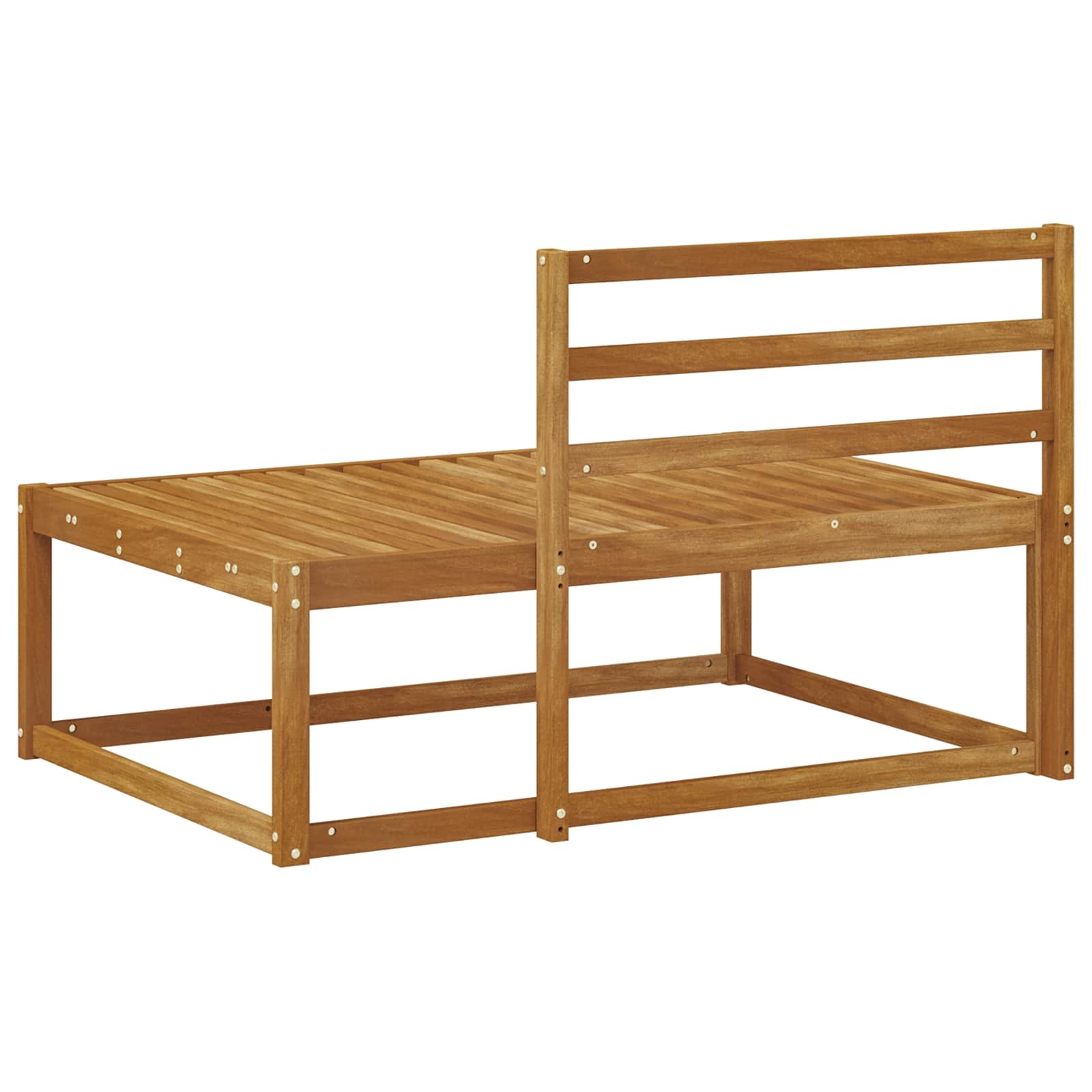 vidaXL Buiten Eindbank Naturel 115 x 83 x 73 cm