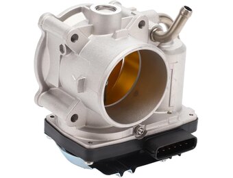 Gasklephuis Vergadering, 59mm Gaskleplichaam Actuator No.1450A101 voor Mitsubishi Lancer 2.0L 2008-2012, voor Mitsubishi Lancer Aluminiumlegering Zwart, 1 Pc