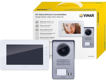 Vimar K40910 Video-intercomset 7 inch met handsfree monitor voor 1 gezin
