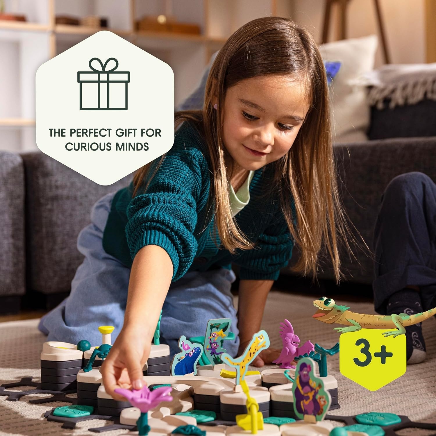 Ravensburger Verlag GmbH Ravensburger GraviTrax Junior Starterset XXL - Uitbreidbare knikkerbaan voor kinderen, knikkerbaan gemaakt van milieuvriendelijke materialen met themawerelden, educatief speelgoed en constructiespeelgoed vanaf 3 jaar