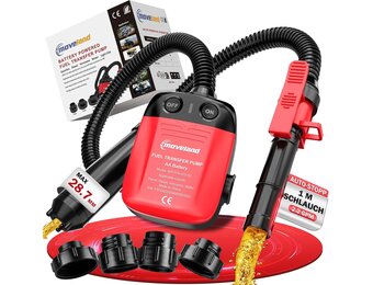 moveland Elektrische Brandstofpomp Auto-Stop 8,3 L/min Benzine & Diesel