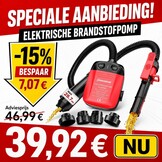 moveland Elektrische Brandstofpomp Auto-Stop 8,3 L/min Benzine & Diesel
