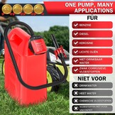 moveland Elektrische Brandstofpomp Auto-Stop 8,3 L/min Benzine & Diesel
