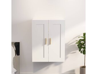 vidaXL Wandkast 69,5x32,5x90 cm bewerkt hout wit