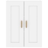 vidaXL Wandkast 69,5x32,5x90 cm bewerkt hout wit