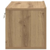 vidaXL Tv-meubelset 2 st Bruin Bewerkt hout