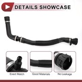 Bovenste Radiateur Koelslang voor BMW 230i 320i 330i 430i - Zwart