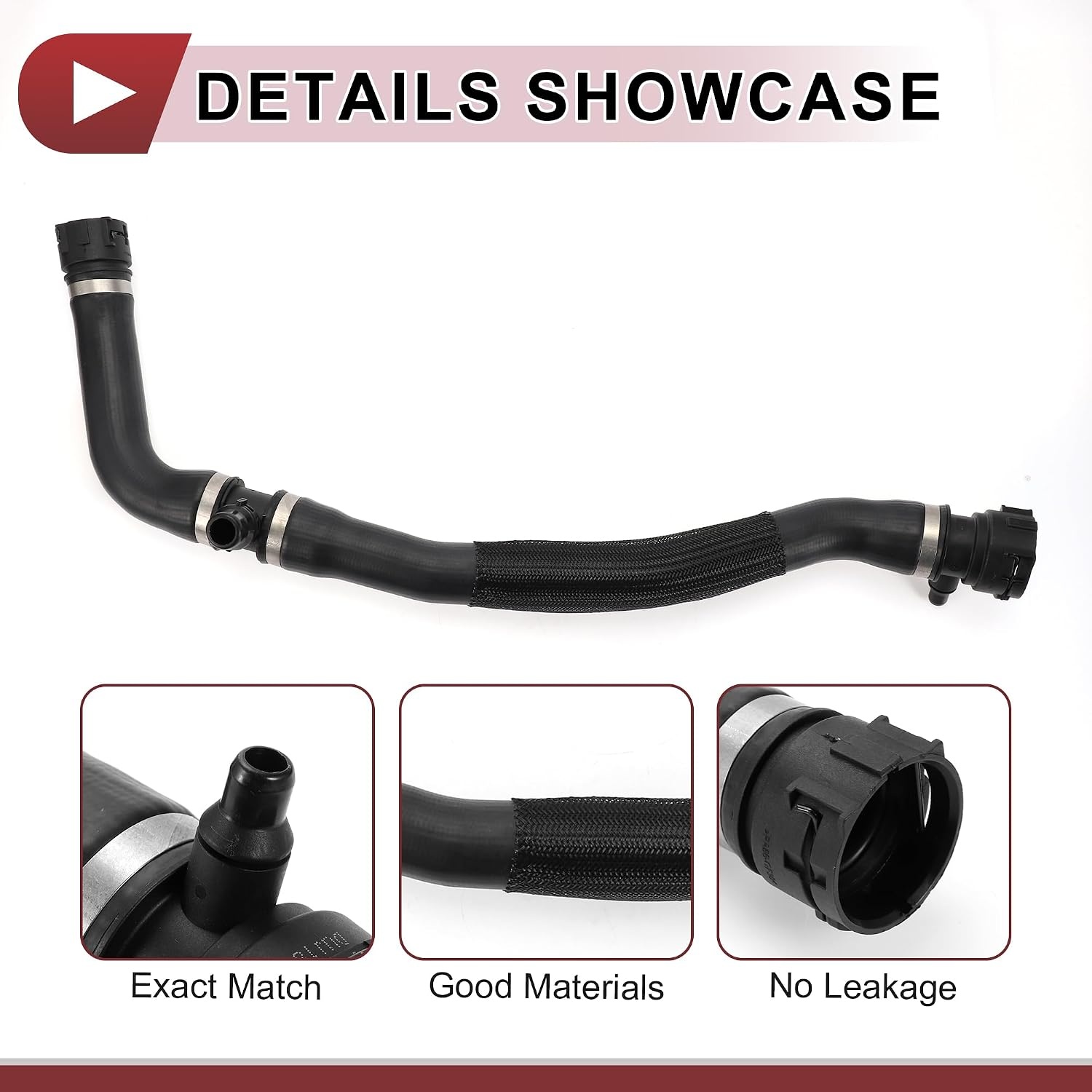 Bovenste Radiateur Koelslang voor BMW 230i 320i 330i 430i - Zwart