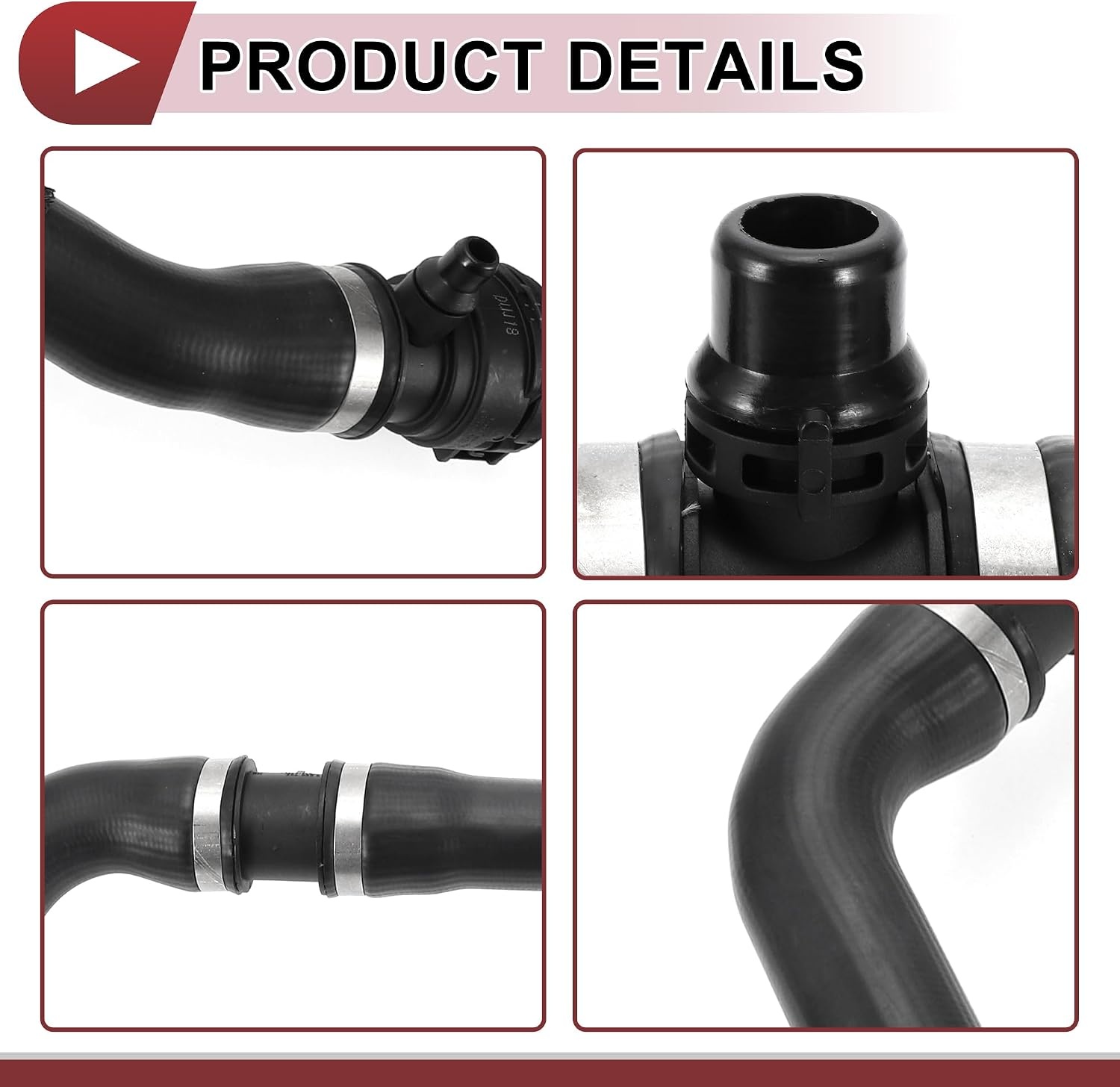 Bovenste Radiateur Koelslang voor BMW 230i 320i 330i 430i - Zwart