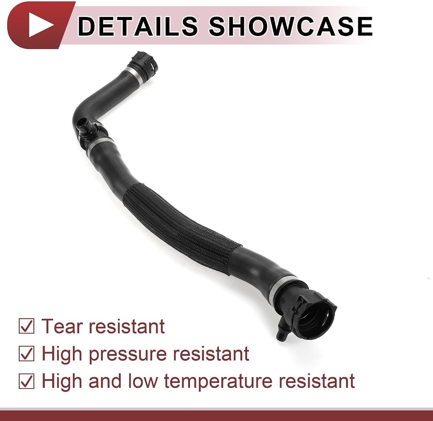 Bovenste Radiateur Koelslang voor BMW 230i 320i 330i 430i - Zwart
