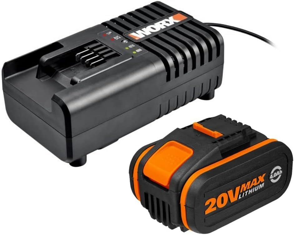 Worx PowerShare Accu- en Snellader Set 20V 4000mAh WA3604