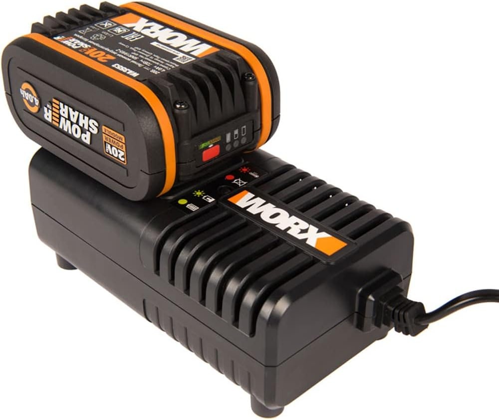 Worx PowerShare Accu- en Snellader Set 20V 4000mAh WA3604