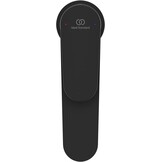 Ideal Standard Cerafine O wastafelarmatuur, Grande, inclusief push-open ventiel, met FirmaFlow patroon, waterbesparend, snelmontagesysteem Easy Fix, Silk Black