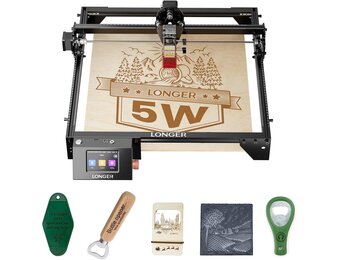 Longer Nano Pro Draagbare Lasergraveermachine 12000mW met hoge snelheid