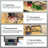 Longer Nano Pro Draagbare Lasergraveermachine 12000mW met hoge snelheid