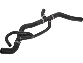 Verwarmingsslang nr. 30723082 voor Volvo S40 2004-2011 zwart rubber, 1 waterslang bovenaan