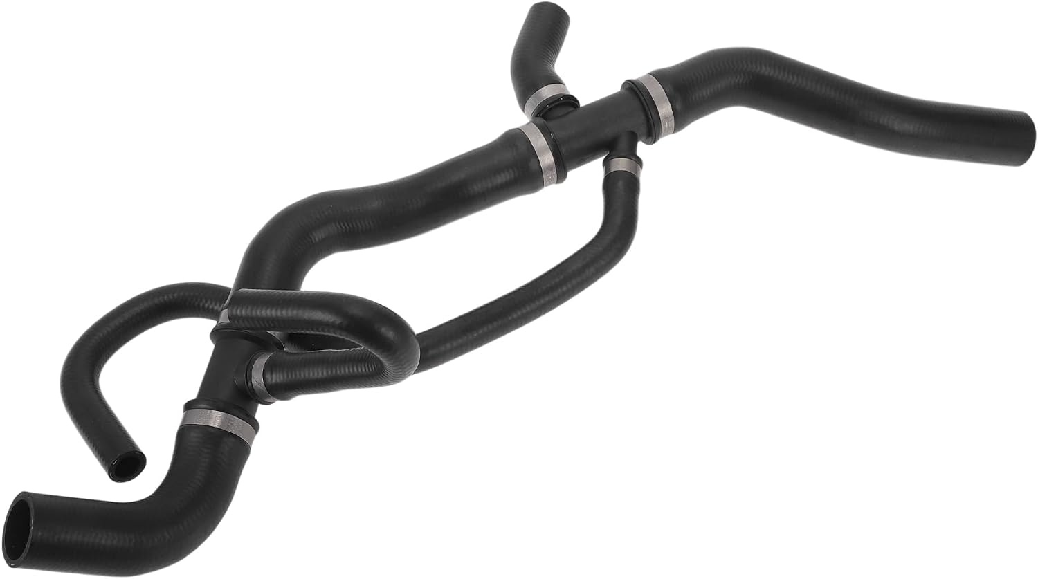 Verwarmingsslang nr. 30723082 voor Volvo S40 2004-2011 zwart rubber, 1 waterslang bovenaan