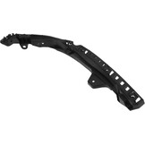 1 Stuk Bumper Ondersteuningsbeugel Compatibel Voor Honda City 2009-2014, Duurzaam Abs Zwart Voorste Linker Bumper Bevestigingsbeugel Montagebeugel Nr.71190Tm0T00