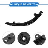1 Stuk Bumper Ondersteuningsbeugel Compatibel Voor Honda City 2009-2014, Duurzaam Abs Zwart Voorste Linker Bumper Bevestigingsbeugel Montagebeugel Nr.71190Tm0T00