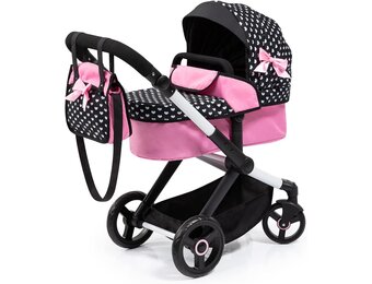 Bayer Design Poppenwagen XEO Jogger Zwart/Roze - 34% Korting