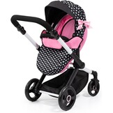 Bayer Design Poppenwagen XEO Jogger Zwart/Roze - 34% Korting