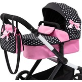 Bayer Design Poppenwagen XEO Jogger Zwart/Roze - 34% Korting