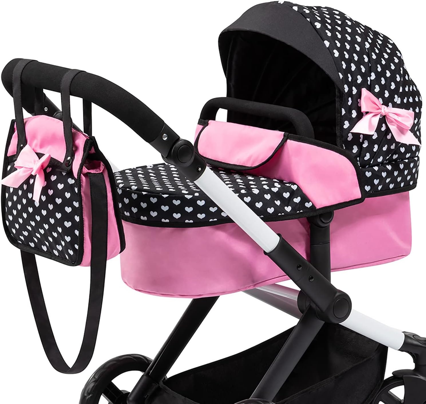 Bayer Design Poppenwagen XEO Jogger Zwart/Roze - 34% Korting