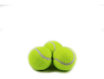 Tennisballen Set van 3 Geel Lichtgewicht voor buitensport en huisdieren