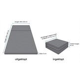 Opvouwbaar Waterdicht Fitnessmatras 80x200x5 cm - 34% Korting