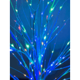 Witte Berk Kunst Kerstboom LED 180 cm - 8 Lichtstanden - 34% Korting