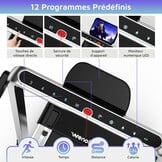 Wenoker Loopband, opvouwbare loopband tot 14 km/u, 3-in-1 loopband met led-display, app, afstandsbediening, loopband voor thuis, kantoor en fitness