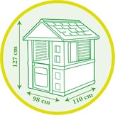 Smoby Pretty House Kinderhuis 110 x 98 x 127 cm