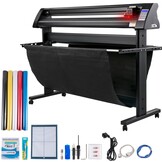 VEVOR Vinyl snijplotter 1350 mm LED Guide Light Signmaster Label Maker Plotter Vinyl snijden plotter voor reclamevels decoratie verschillende handwerk labelproductie printer