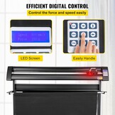 VEVOR Vinyl snijplotter 1350 mm LED Guide Light Signmaster Label Maker Plotter Vinyl snijden plotter voor reclamevels decoratie verschillende handwerk labelproductie printer