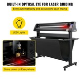 VEVOR Vinyl snijplotter 1350 mm LED Guide Light Signmaster Label Maker Plotter Vinyl snijden plotter voor reclamevels decoratie verschillende handwerk labelproductie printer