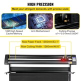 VEVOR Vinyl snijplotter 1350 mm LED Guide Light Signmaster Label Maker Plotter Vinyl snijden plotter voor reclamevels decoratie verschillende handwerk labelproductie printer