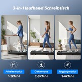 MERACH T26 Walking Pad - Compacte loopband voor thuis en op kantoor - Zwart
