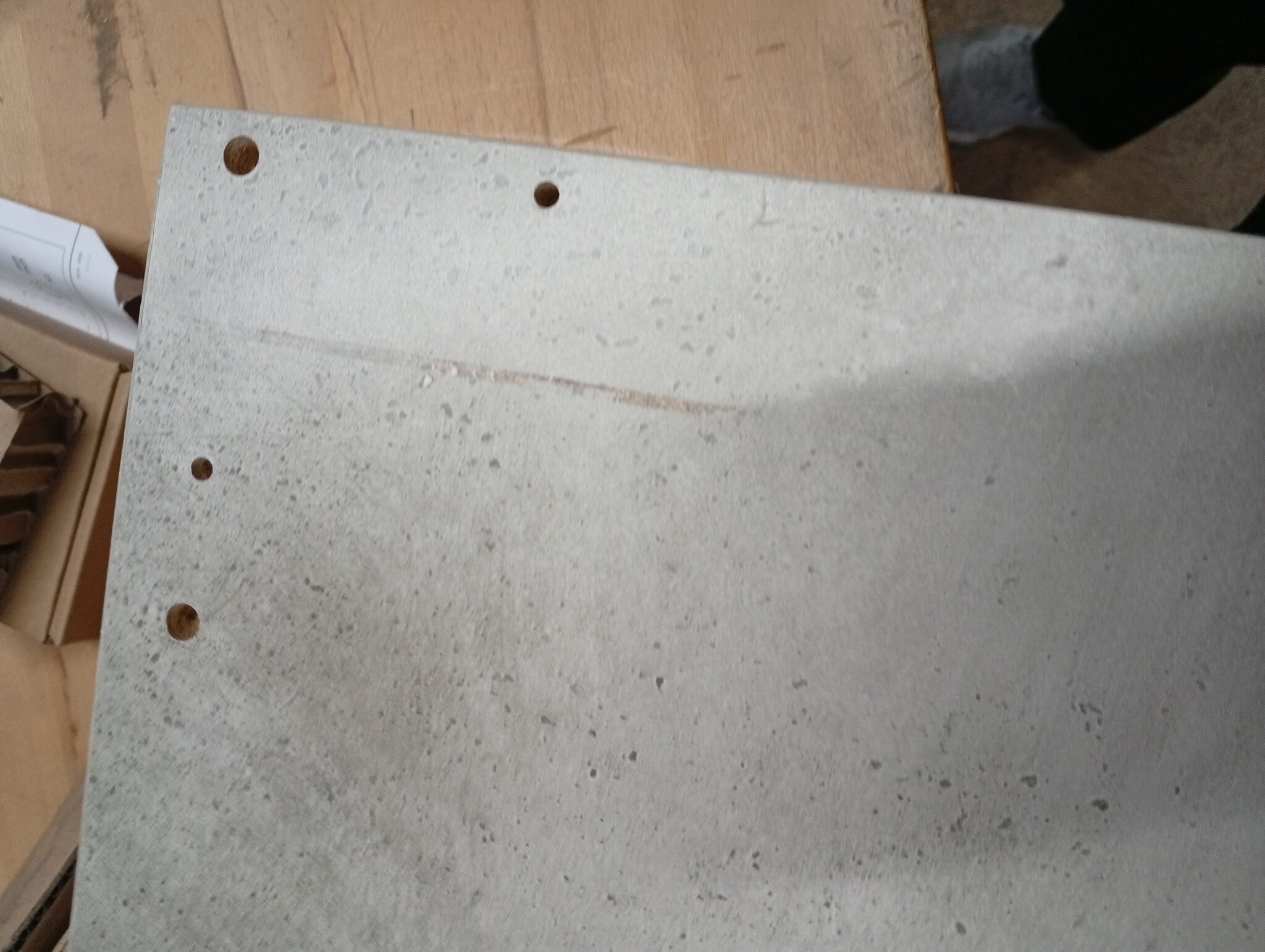 vidaXL Wandkast 37x37x37 cm bewerkt hout betongrijs