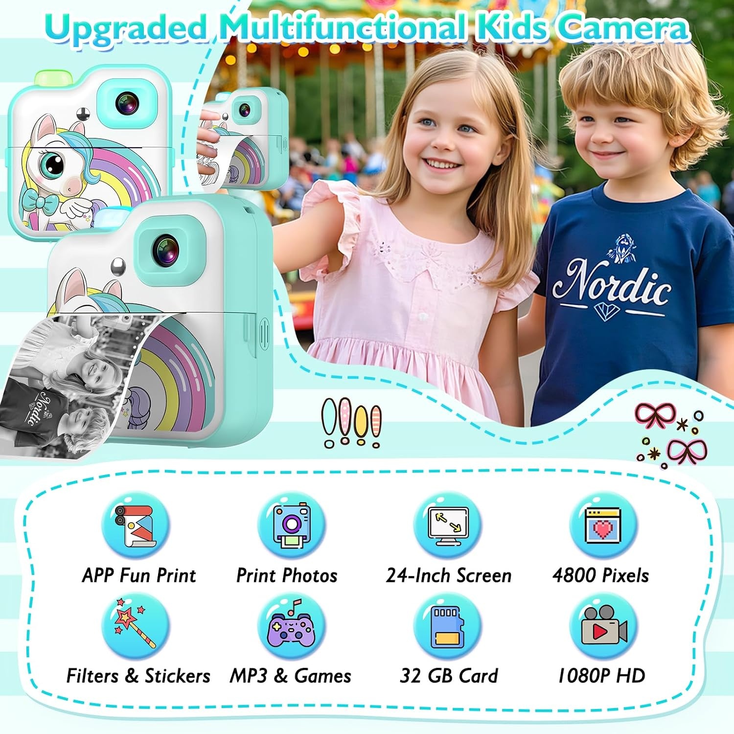 clleylise kindercamera instant camera
