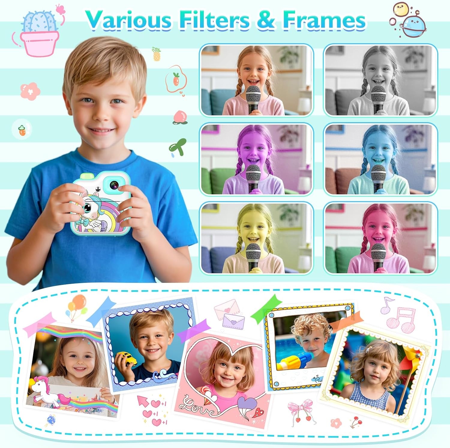 clleylise kindercamera instant camera