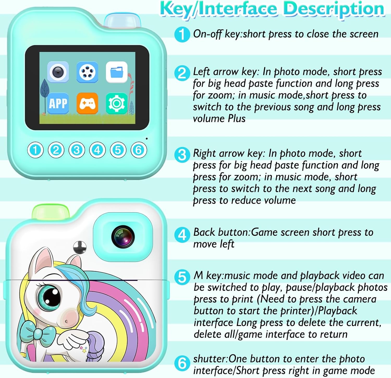 clleylise kindercamera instant camera